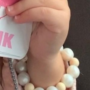 Stretch Bracelet Shimmery Faux Pearl - Kids Play Bracelet, Silicone Bracelet, Little Girl Gift, Dress Up, Pretend Play, Birthday Present