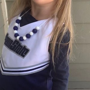 Game Day Kids' Necklace - NY YANKEES, Dallas COWBOYS, Penn State Inspired Kids Jewelry - Spirit Wear, Cheer, Dress Up, Team