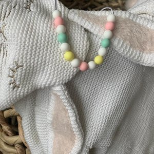 Play Necklace SWEETMINT - Silicone Necklace, Girl Jewelry, Little Girl Gift, Dress Up Necklace, Birthday Toddler