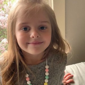 Play Necklace SWEETMINT - Silicone Necklace, Girl Jewelry, Little Girl Gift, Dress Up Necklace, Birthday Toddler