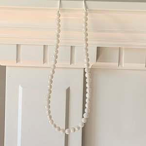 Baby Pearls Play Necklace - Silicone Pearl Beads, Girl Jewelry, Toddler Girl Necklace, Kid Fidget Necklace, Sensory, Fidget Toy