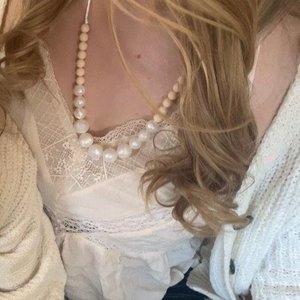 Necklace MOMMY Pearl - Silicone Beads, Valentine's Day, Sensory Jewels, Birthday Girl Present, Dress Up, Mother's Day, Mom Gift