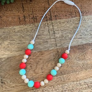 Play Necklace {JUJUBEE} - Silicone Colorful Beads, Girl Jewelry, Sensory Necklace, Dress Up, Pretend Play, Girl Gift, Fidget Jewels