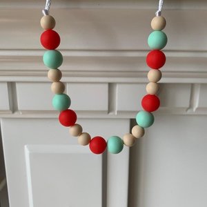 Play Necklace {JUJUBEE} - Silicone Colorful Beads, Girl Jewelry, Sensory Necklace, Dress Up, Pretend Play, Girl Gift, Fidget Jewels