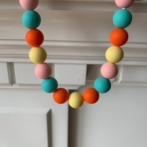 Play Necklace {PLAYTIME} - Silicone Colorful Beads, Girl Jewelry, Sensory Necklace, Dress Up, Pretend Play, Girl Gift, Fidget Jewels