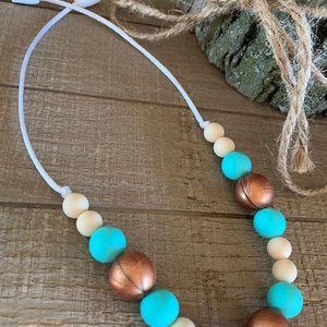 Necklace {ARABIAN NIGHTS} for Kids, Sensory Jewelry, Fidget Jewels, Silicone Beads, Girls Dress Up, Princess ENCHANTED Collection