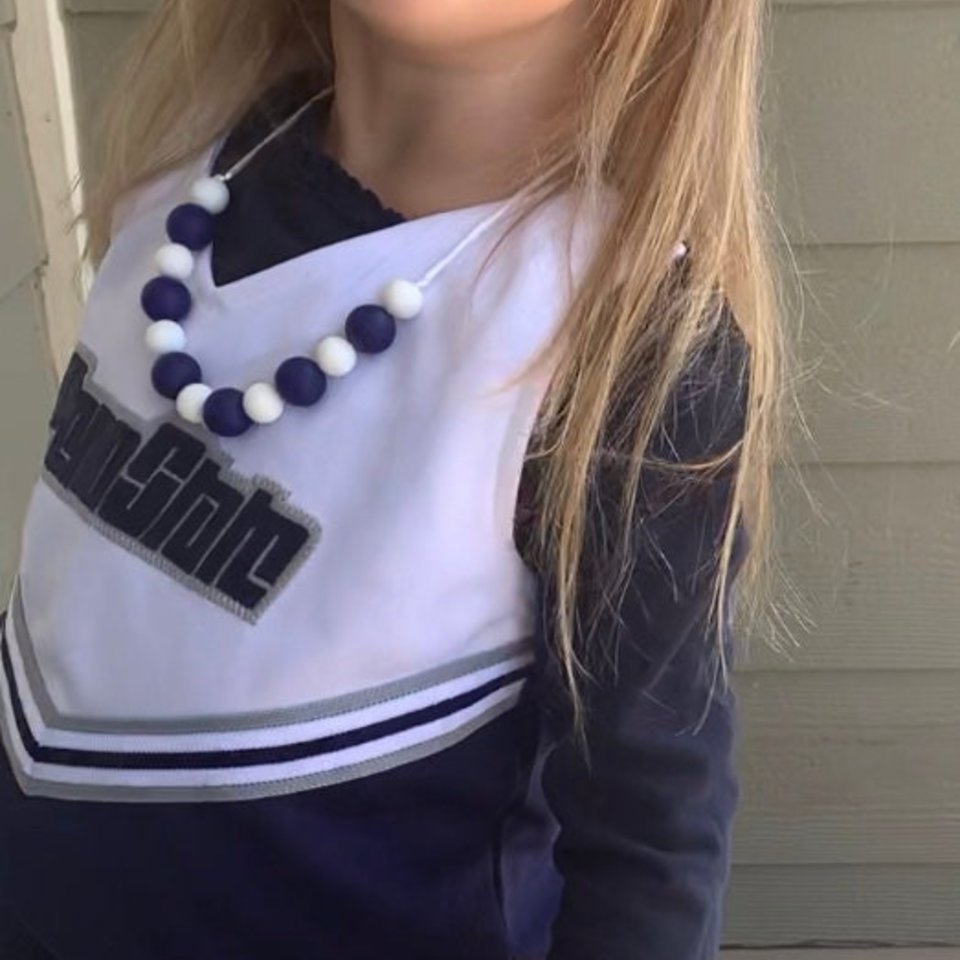 Game Day Kids' Necklace - NY YANKEES, Dallas COWBOYS, Penn State Inspired Kids Jewelry - Spirit Wear, Cheer, Dress Up, Team