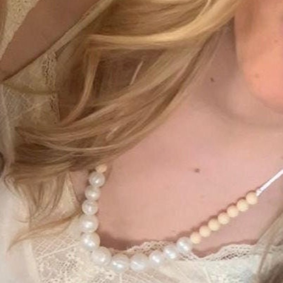Necklace MOMMY Pearl - Silicone Beads, Valentine's Day, Sensory Jewels, Birthday Girl Present, Dress Up, Mother's Day, Mom Gift