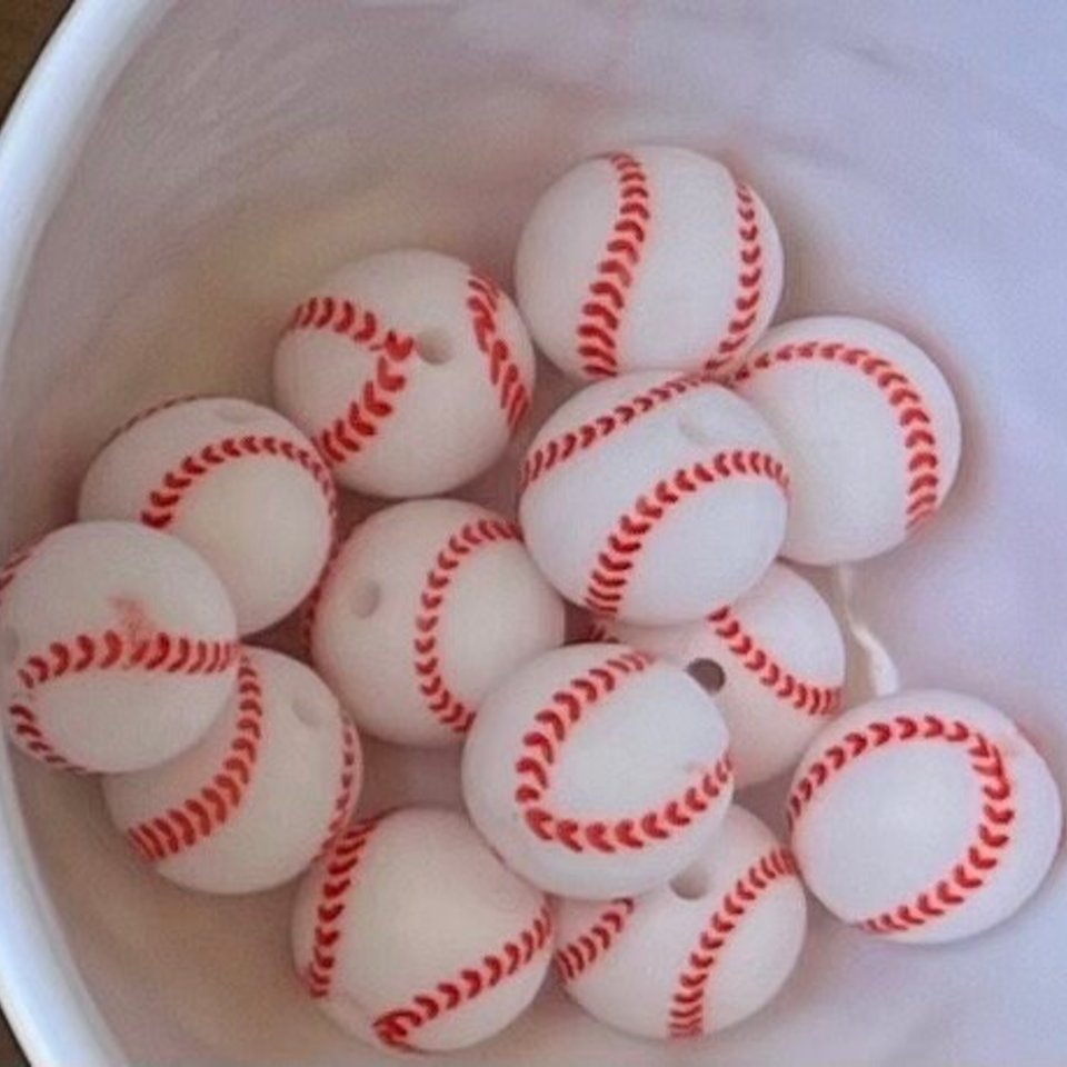 Keychain, Custom Design Team Colors, Player Number Beads, Zipper Pull, Sports Charm, Fan Wear, Swag Bag, Personalized Gift