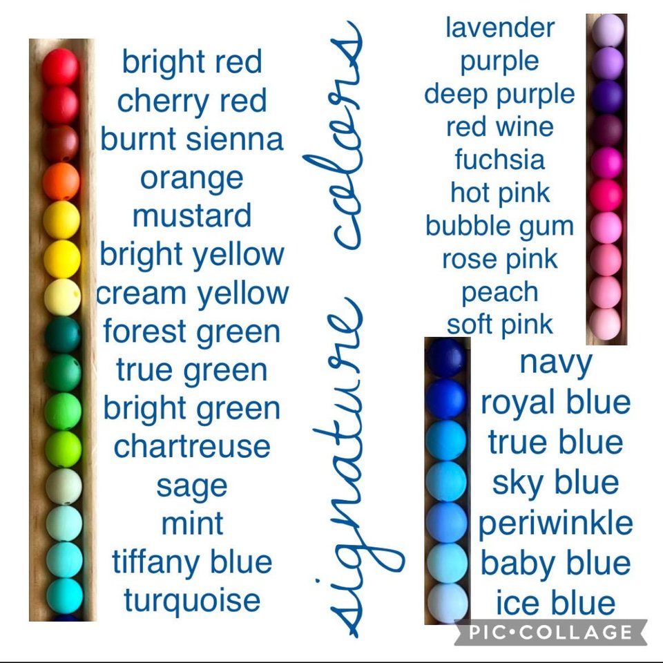 Play Jewelry {CUSTOM} Necklace + Stretch Bracelet Gift Set - Silicone Fidget Toy, Choose Colors, Design Your Own, Personalized Name