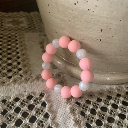 Stretch Bracelet PINKnPEARL - Kids Play Bracelet, Silicone Bracelet, Little Girl Gift, Dress Up, Pretend Play, Photo Prop, Birthday Gift