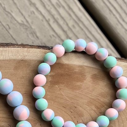Designer Kitty Necklace {PRETTYinPINK} - Stretch Collar, Silicone Bead, New Kitten Jewels, Cat Pearls, Pet Accessory, Shelter Rescue Gift
